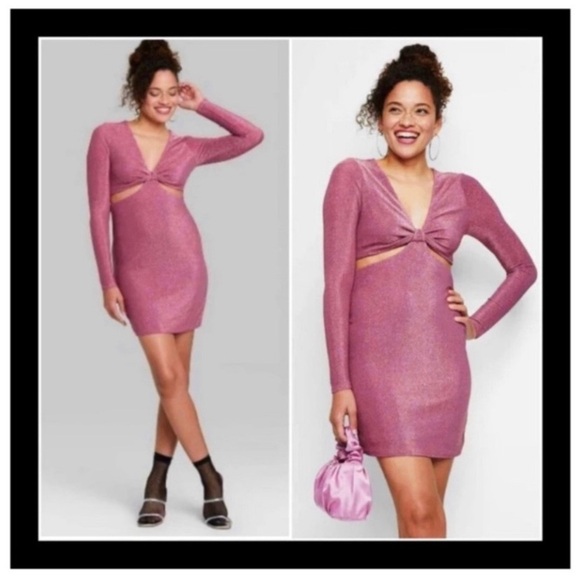 wild fable Dresses & Skirts - WILD FABLE Pink Glitter Dress